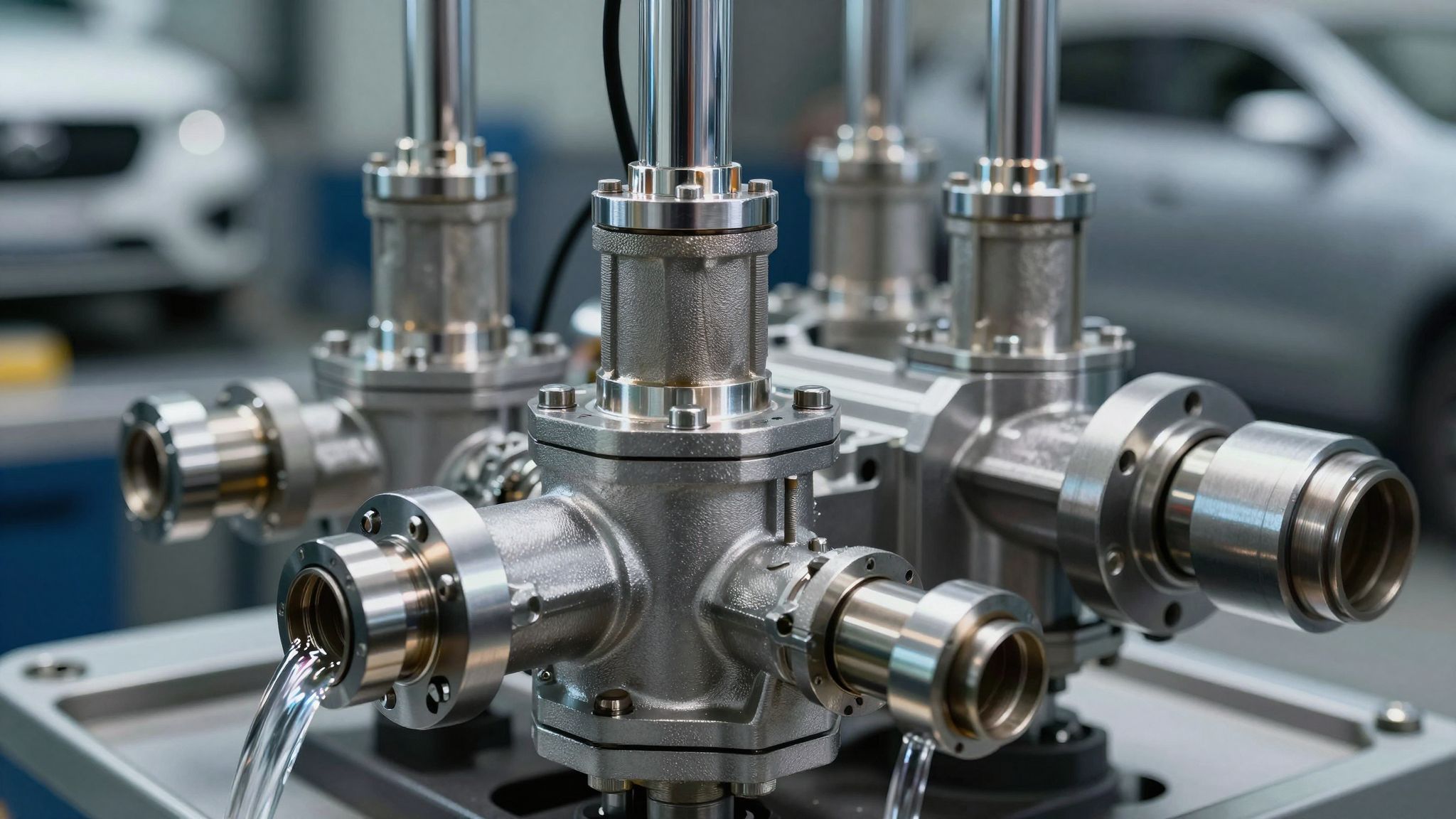 A hidraulikus vezérlés precíz kapcsolási logikát tett lehetővé.