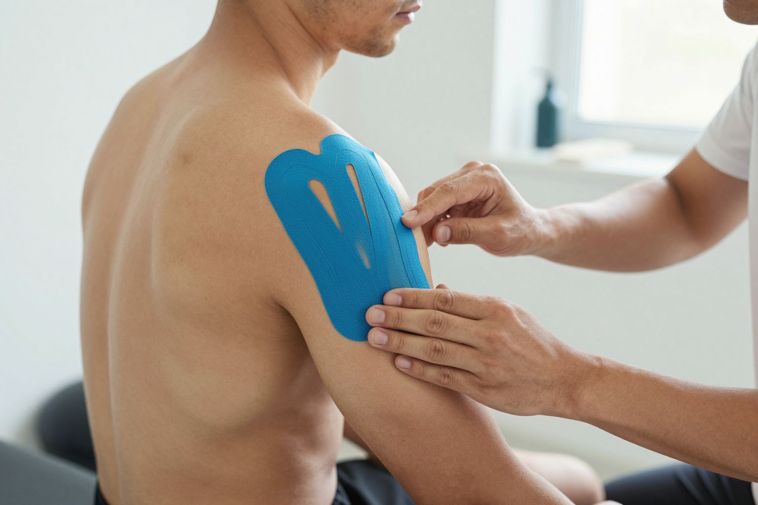 A kinesio tape fokozza az izmok regenerációját sportolás után.