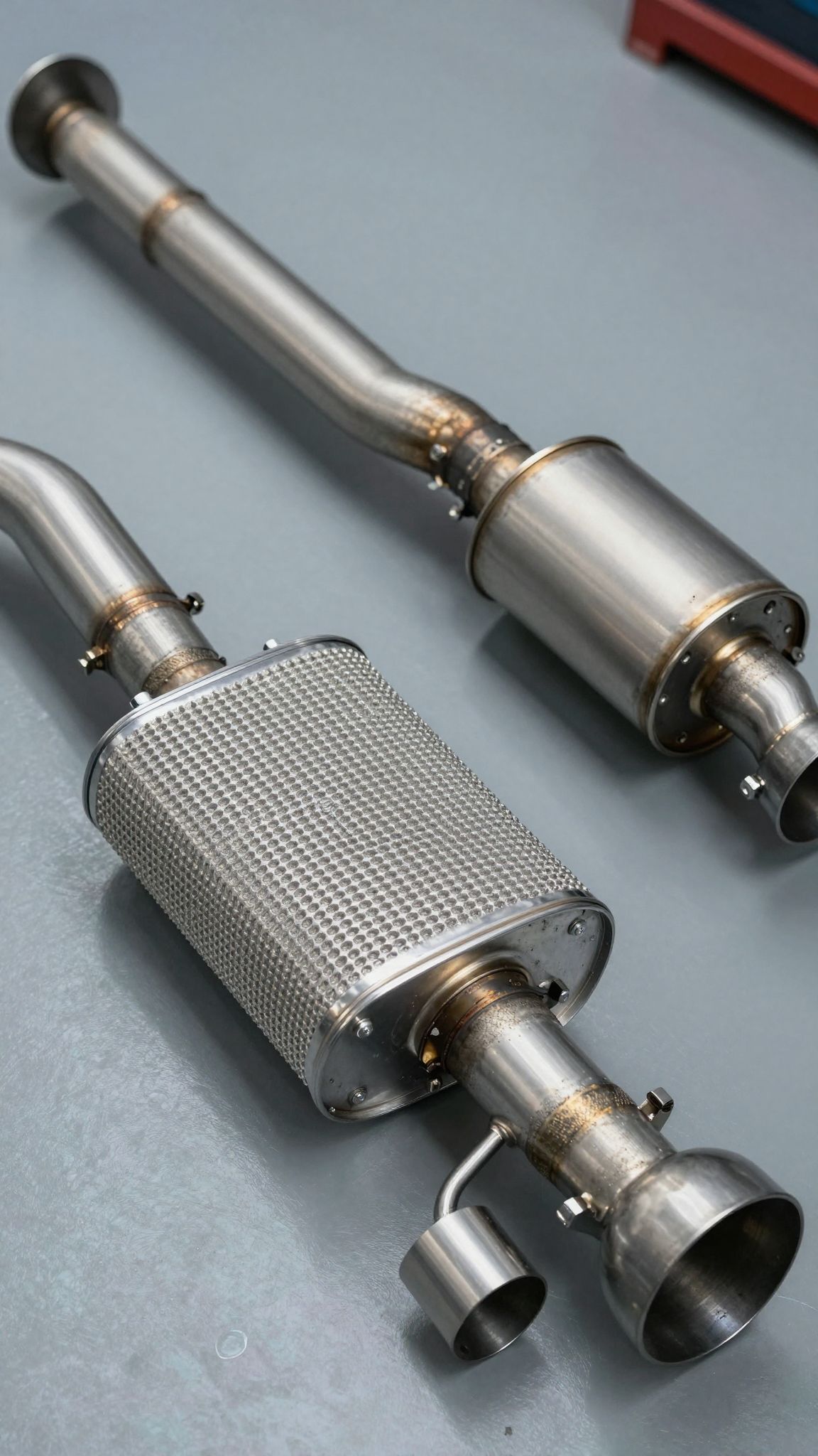 A kipufogórendszer csökkenti a motor zaját és károsanyagait.