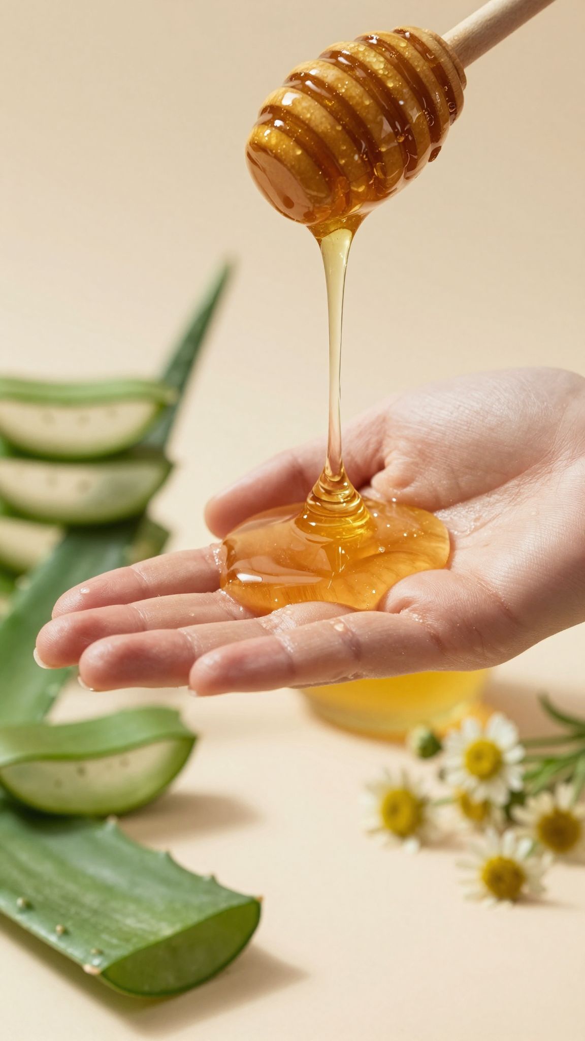 A méz természetes humektánsként intenzíven hidratálja a bőrt.