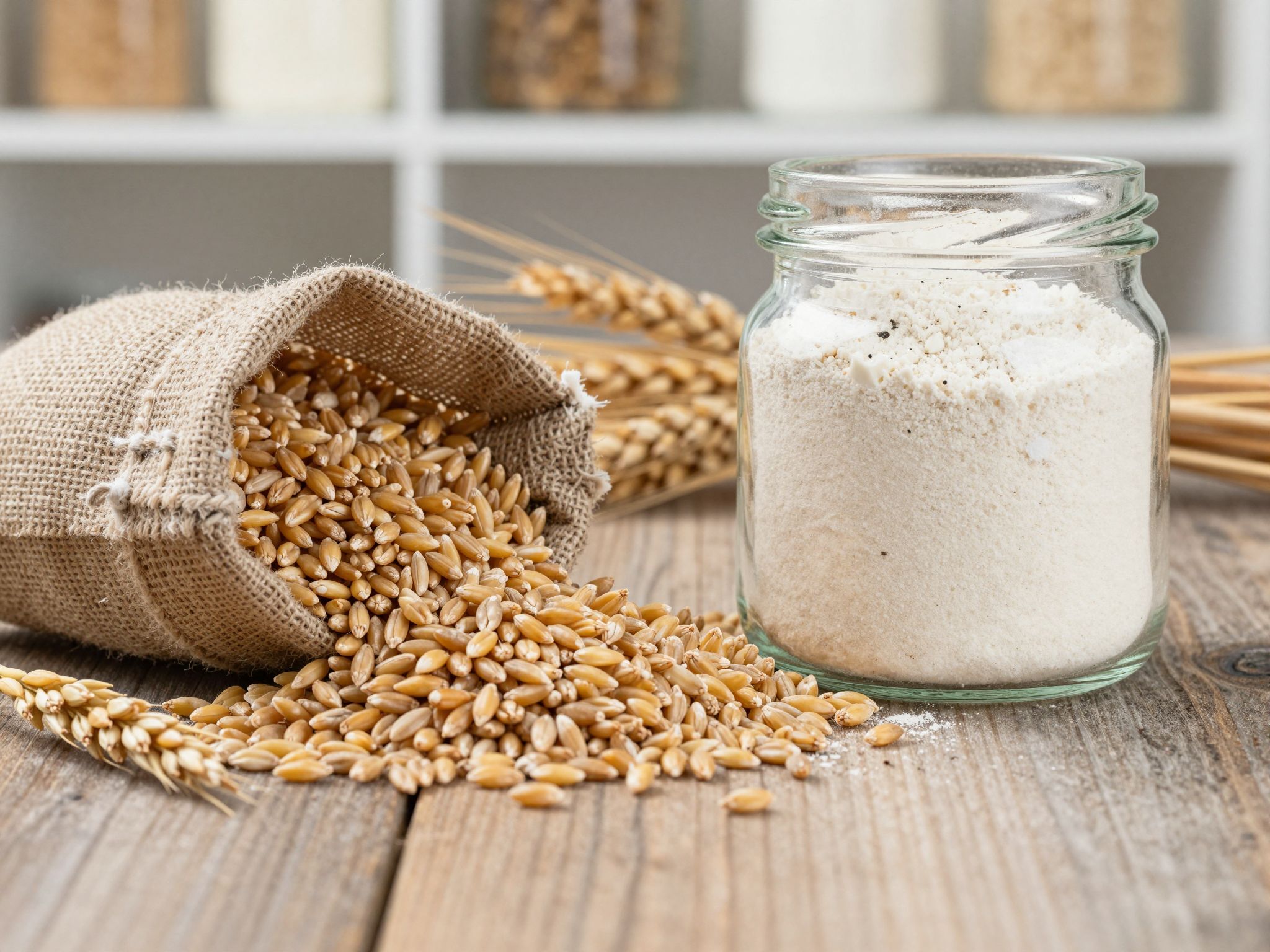 A tönkölyliszt szobahőmérsékleten, légmentesen tárolandó frissességért.