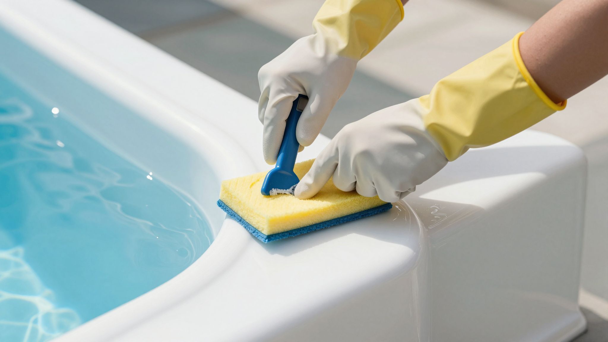 A polipropilén medencék tisztítása vegyszer- és hőérzékeny folyamat.