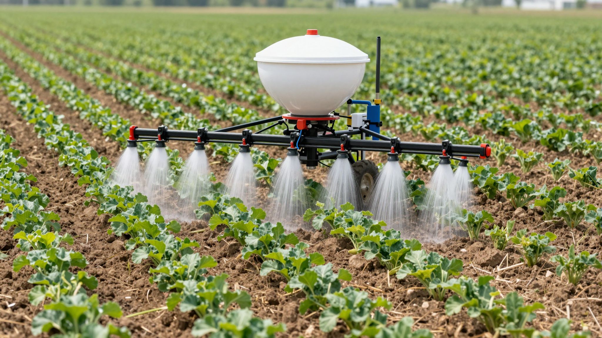 A precíziós műtrágyázás csökkenti a környezeti terhelést és növeli a terméshozamot.