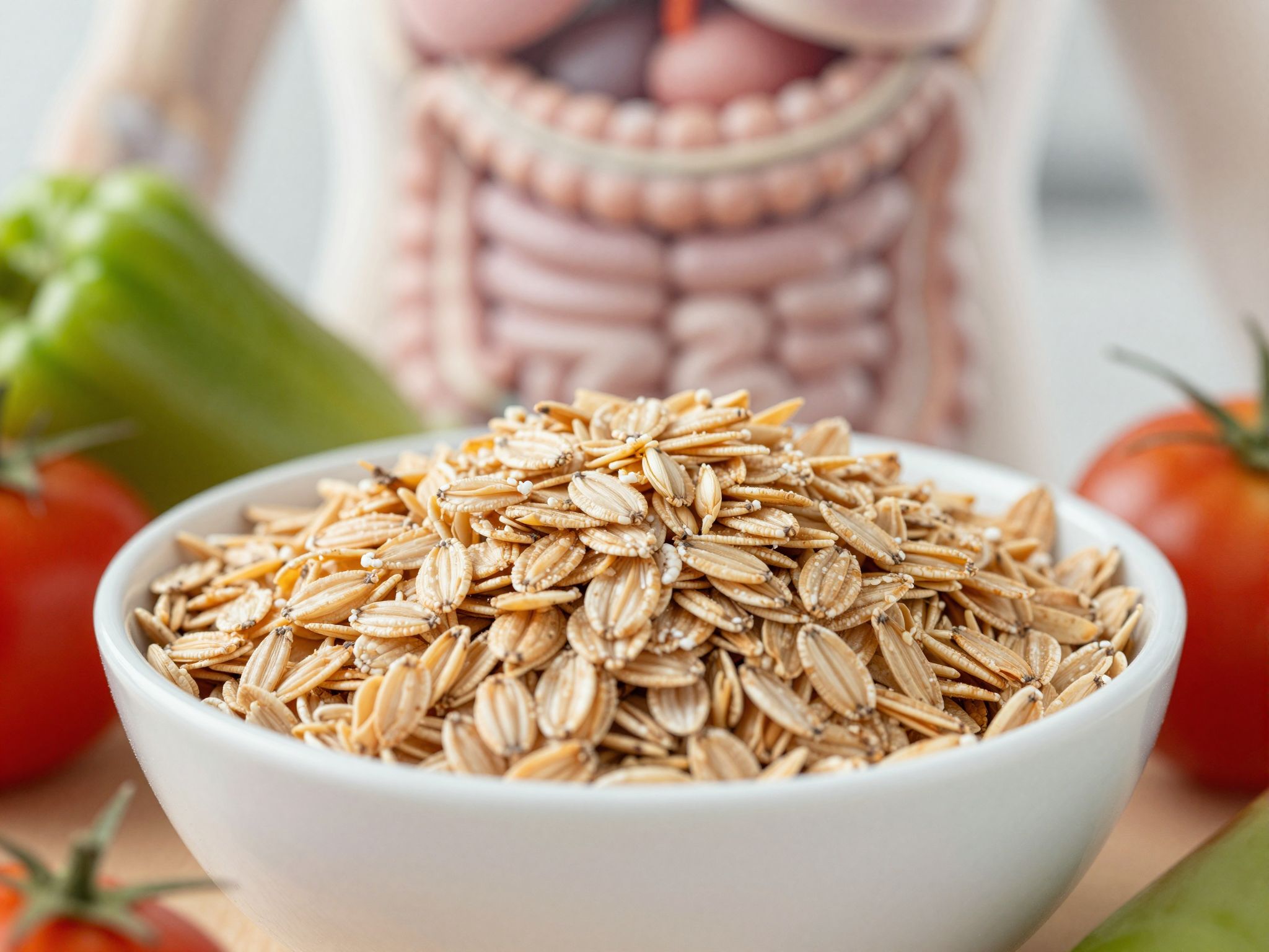 A rozspehely prebiotikumként támogatja a bélflóra egyensúlyát.