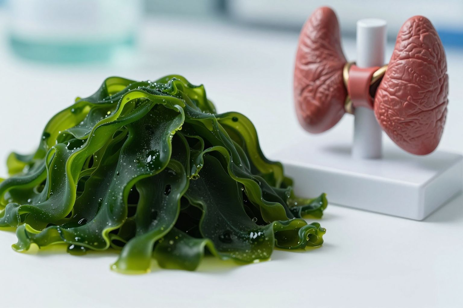 A spirulina segíthet mérsékelni a pajzsmirigy túlműködés tüneteit.