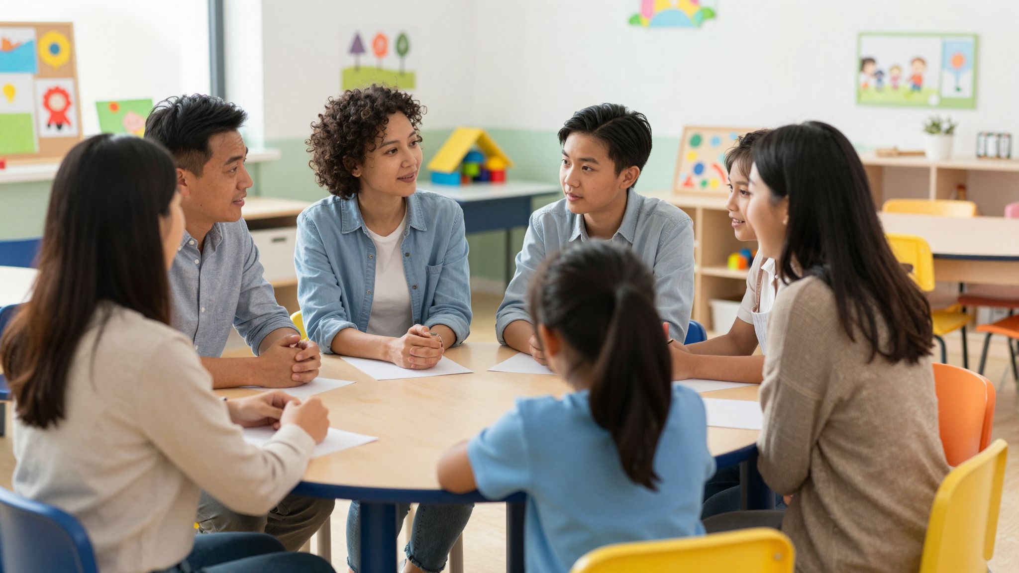 Az együttműködés erősíti a gyermek fejlődésének támogatását.