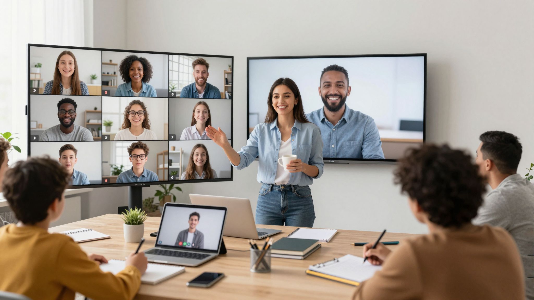 A tanár mentorból facilitátorrá válik az online oktatásban.