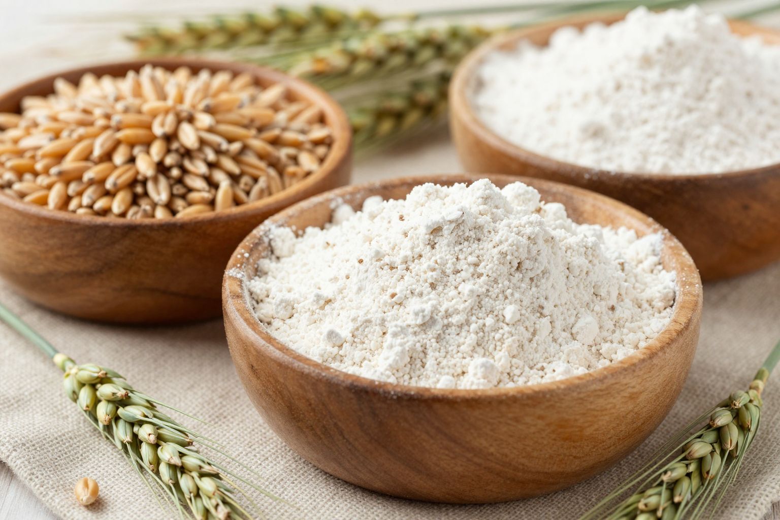 A tönkölyliszt gazdag fehérjében és könnyen emészthető rostokban.