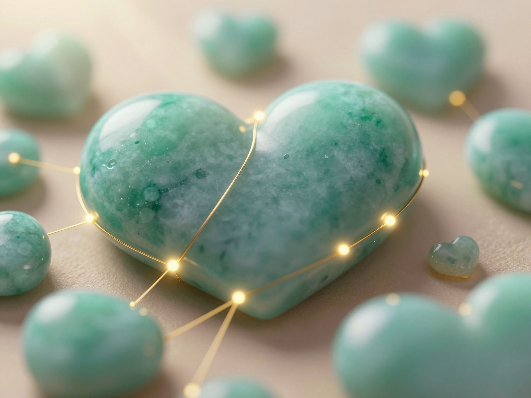 A türkiz jade erősíti a szeretetkapcsolatok harmonikus energiáit.