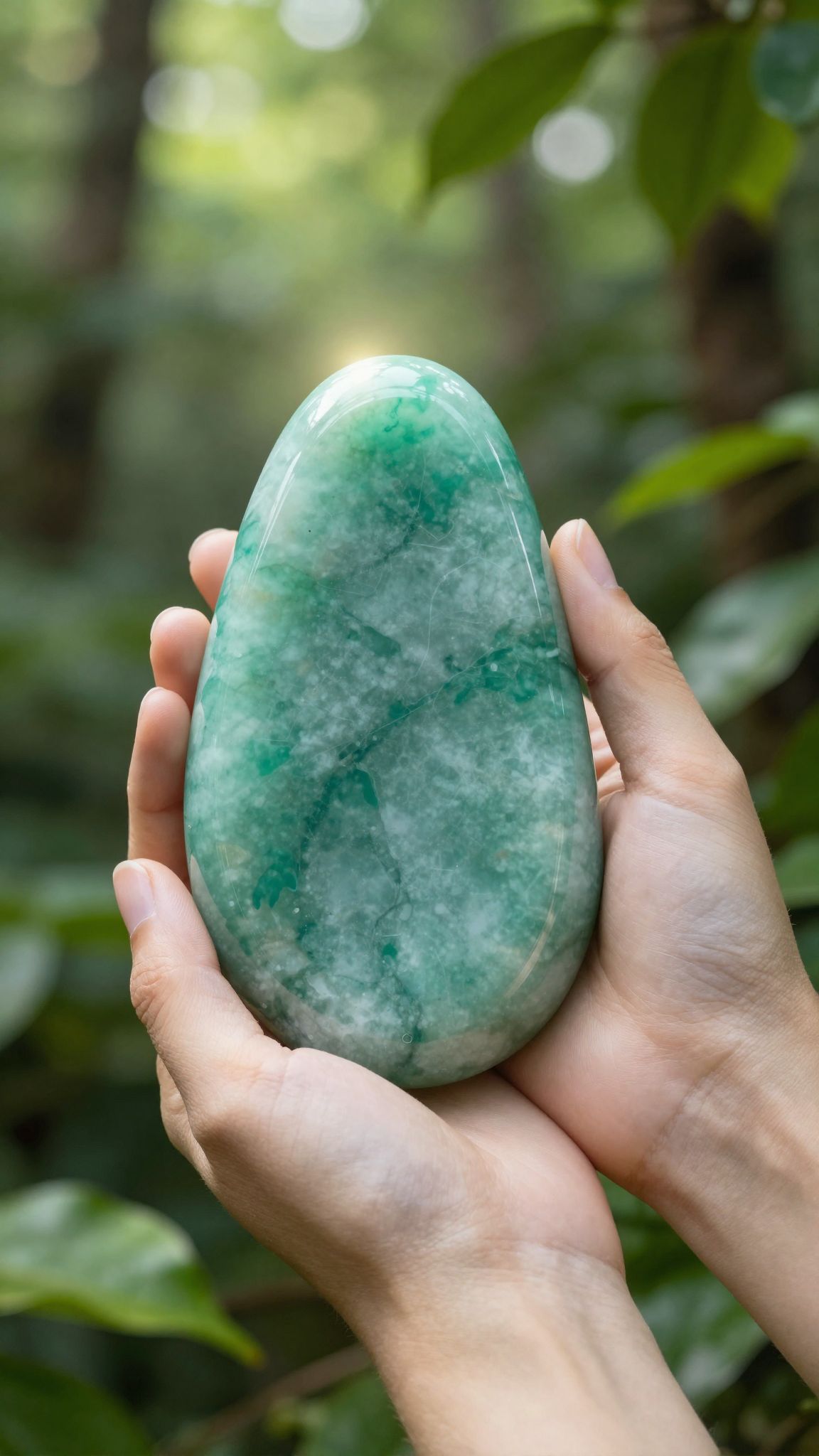 A türkiz jade harmonizálja a természet energiáit és lelket.