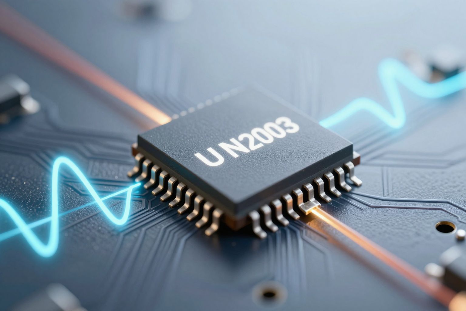 Az ULN2003 maximális feszültsége 50V, áram 500mA.