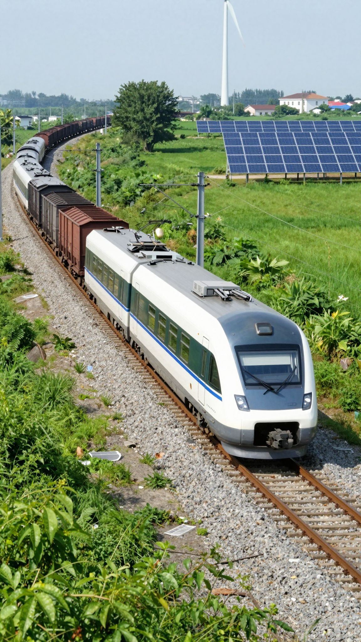 A vasúti közlekedés jelentősen csökkenti a légszennyezést és zajt.