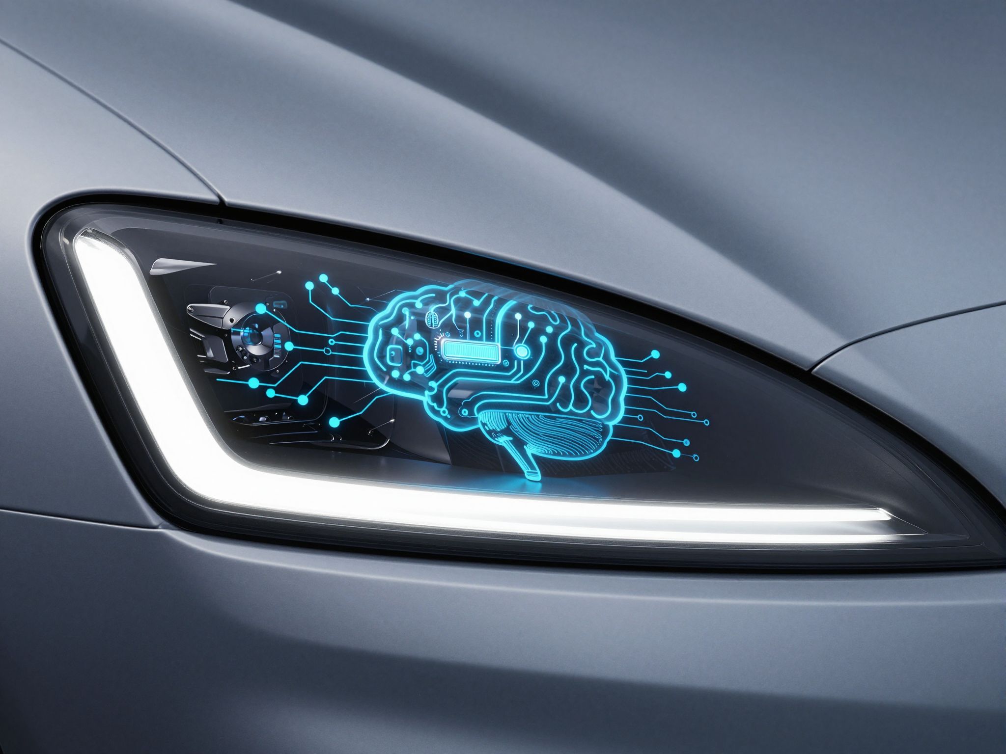 Az agyhoz hasonló vezérlőegység optimalizálja a fényszórómagasságot.