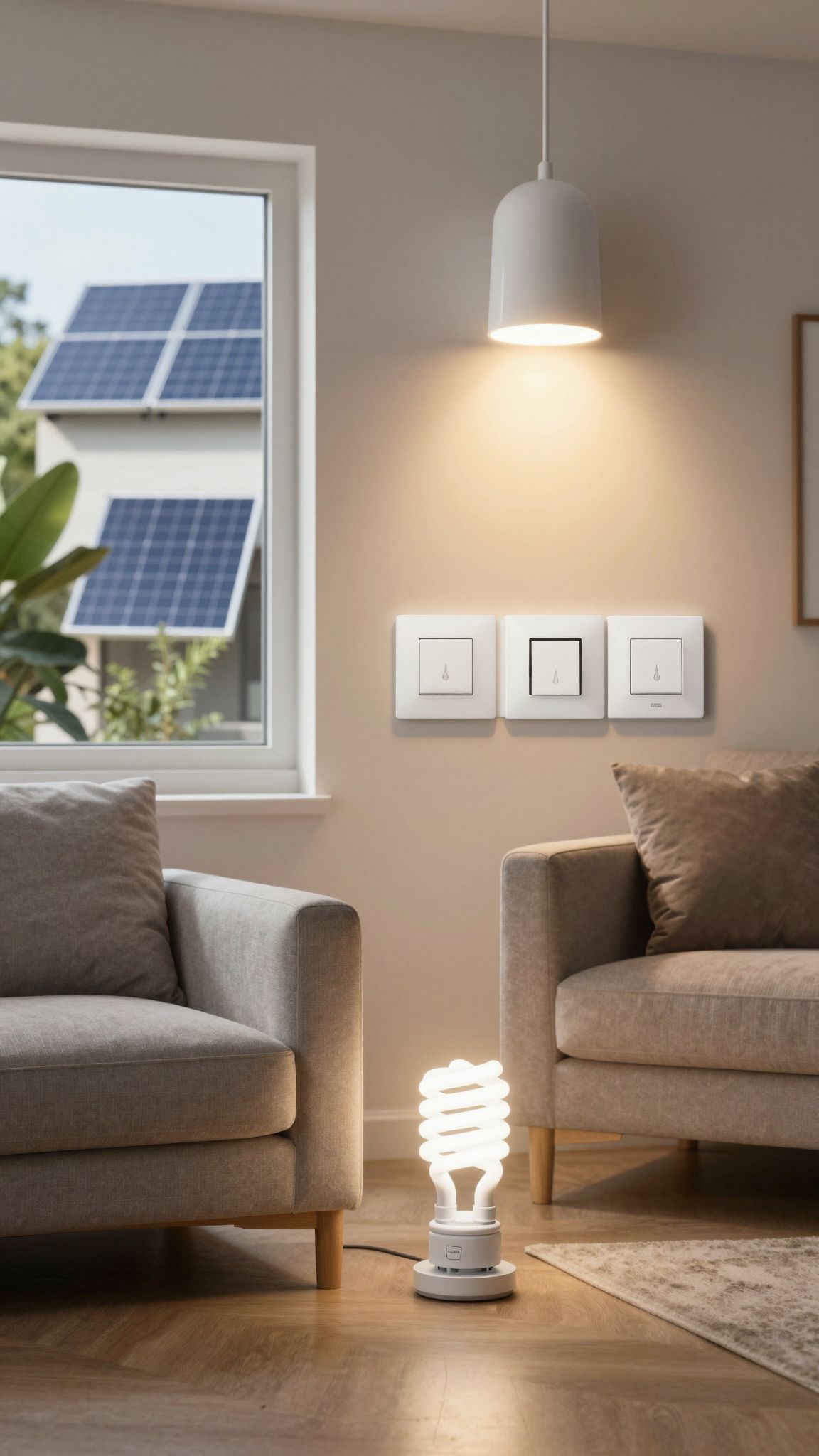 Az energiatakarékos világítás csökkenti a villamosenergia-fogyasztást és költséget.