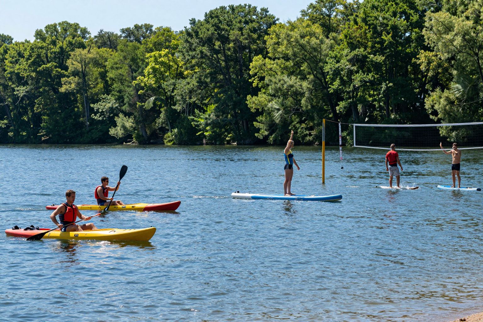 A víz elengedhetetlen a vízi sportok egészséges környezetéhez.