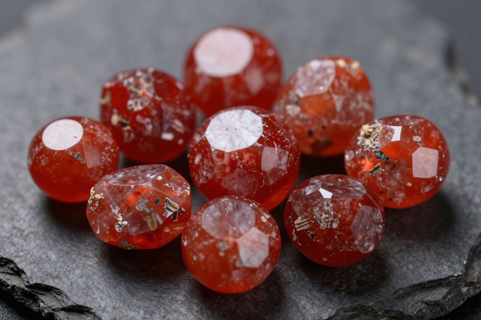 A vörös howlit szilikátásvány, kalcium és nátrium tartalommal.