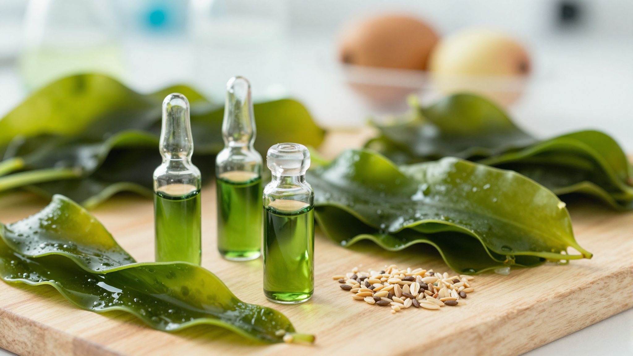 Az alga kivonatok természetes tartósítószerként növelik az élelmiszer eltarthatóságát.