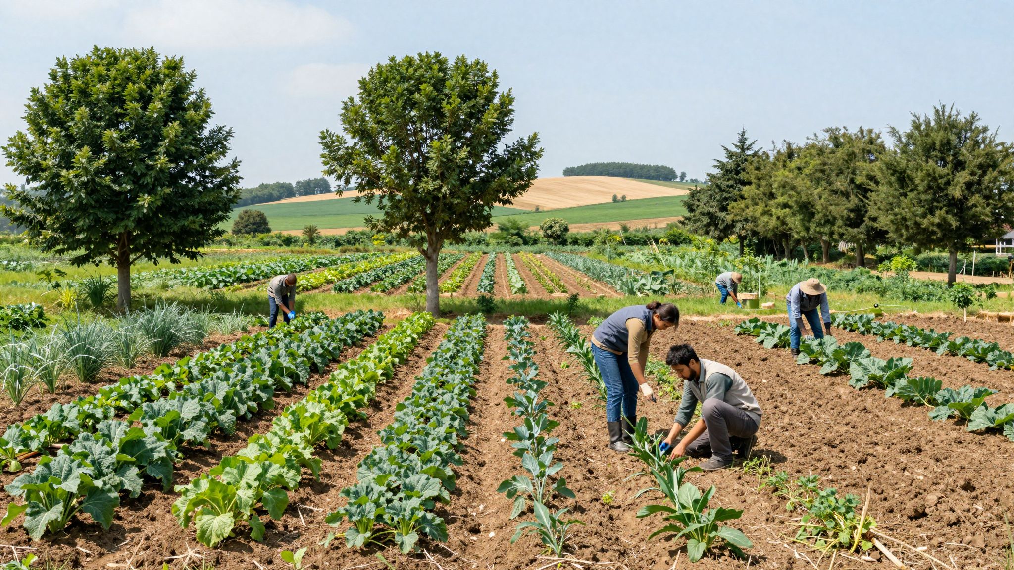 Az agrárerdészet növeli a talaj szénmegkötő képességét.