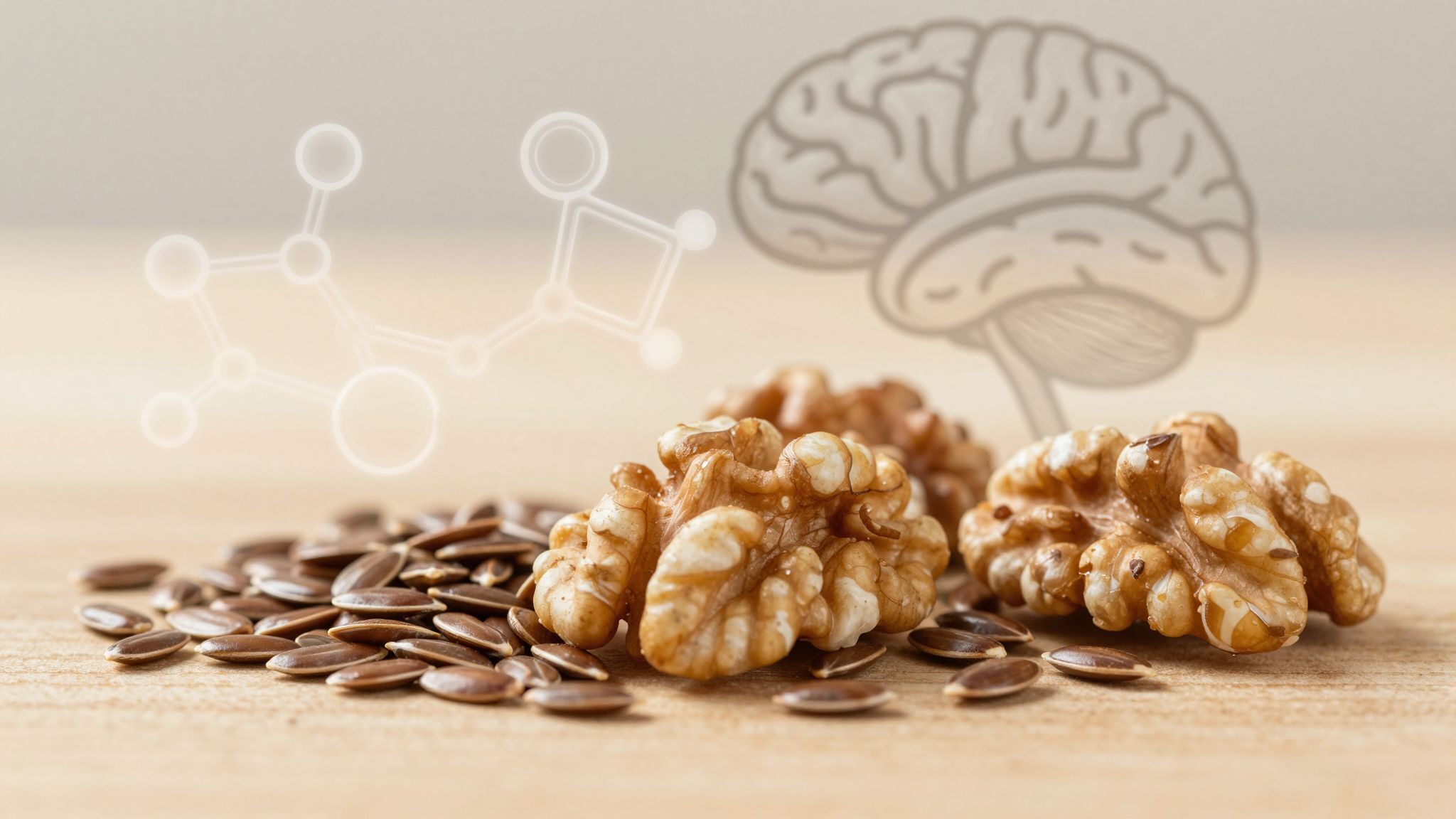 Az Alfa-linolénsav az agy egészségét támogató omega-3 előanyag.