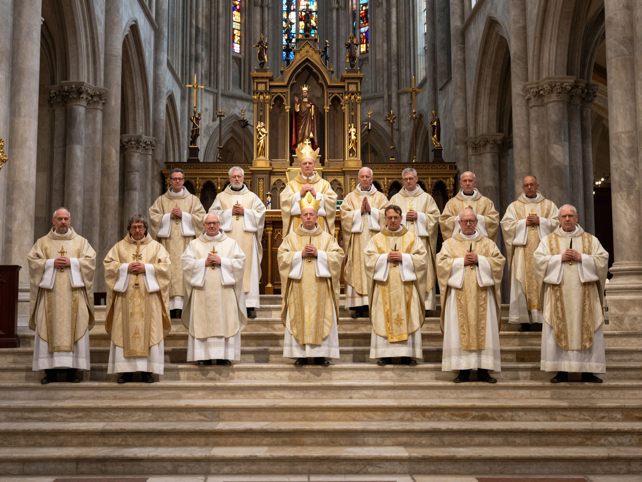 Az egyházi hierarchia erősítette a középkori társadalmi rendet.