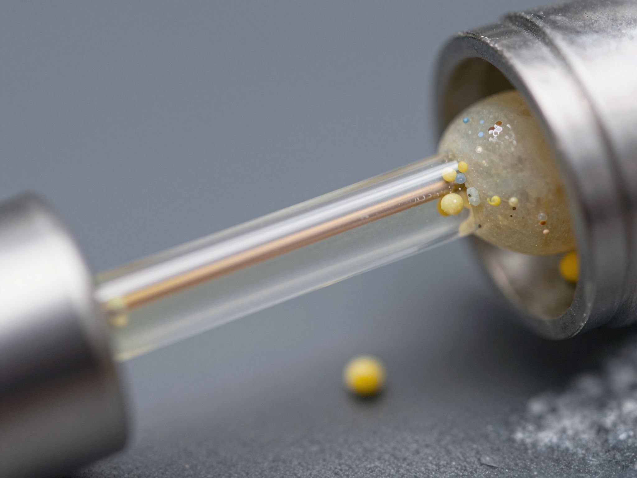 Az érzékelő csőben az inert gáz ionizálódik sugárzás hatására.