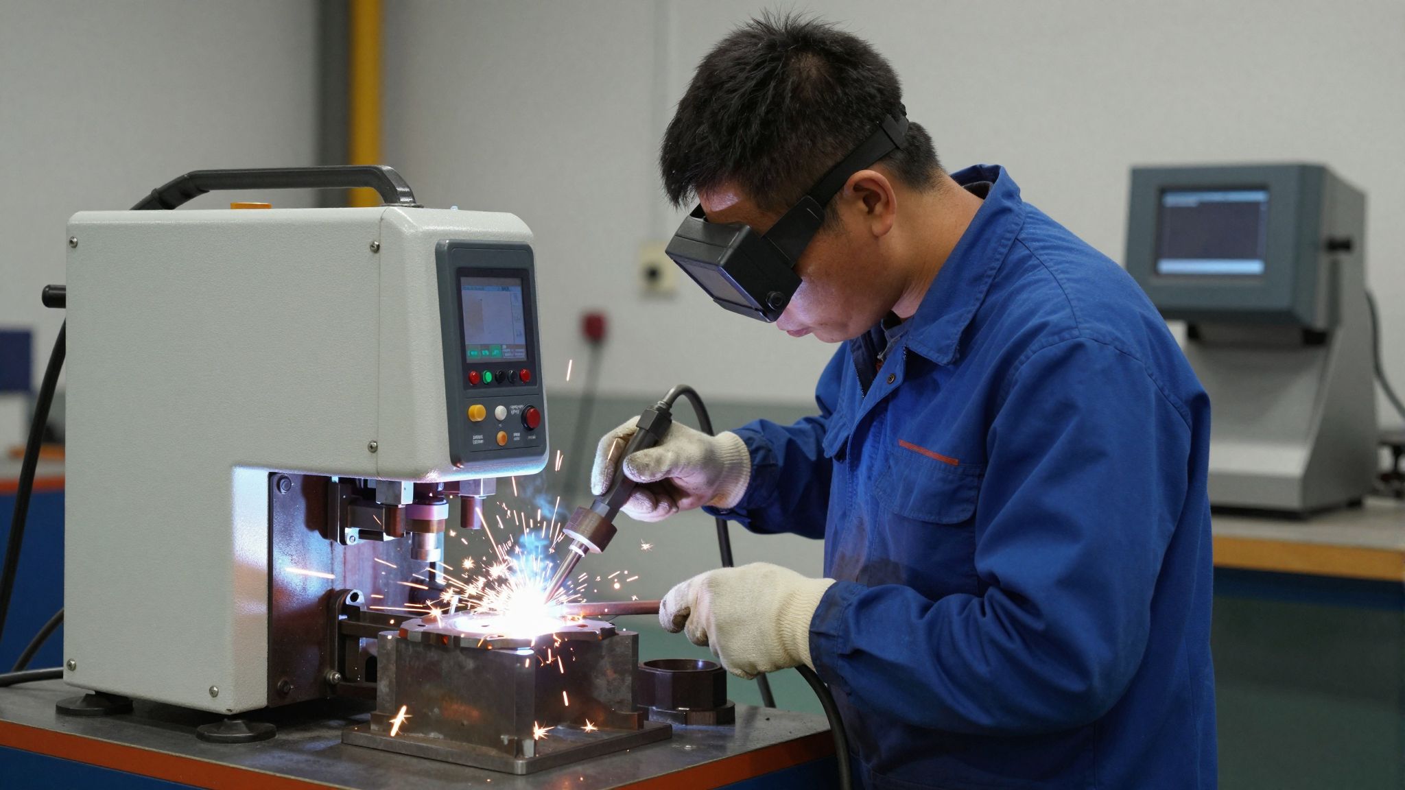 Az impulzus hegesztés precízebb, kevesebb hőt vesz fel.