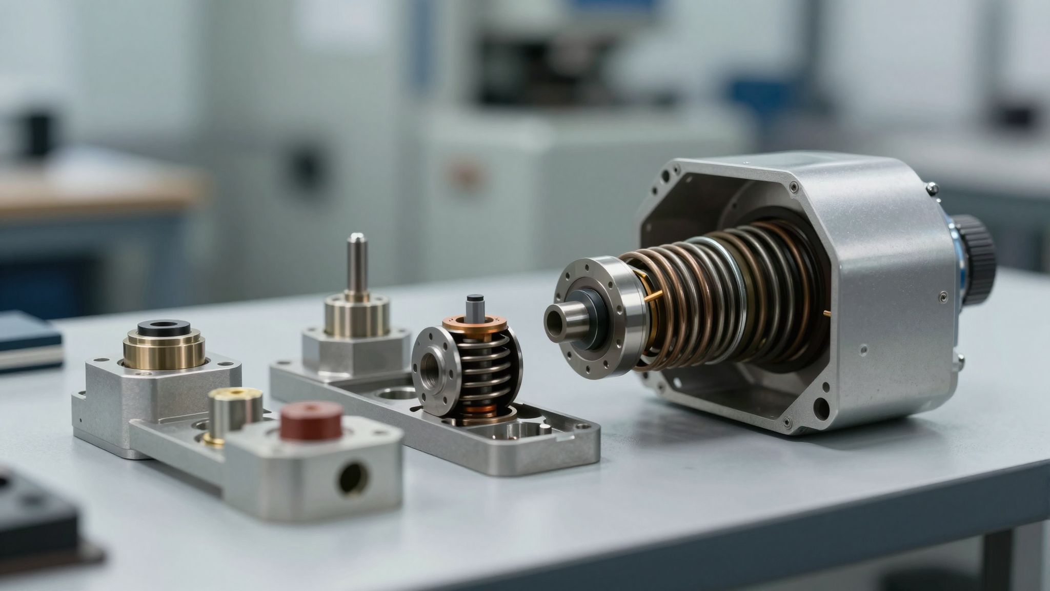 Az induktív érzékelők fő eleme a tekercs és jeladó.