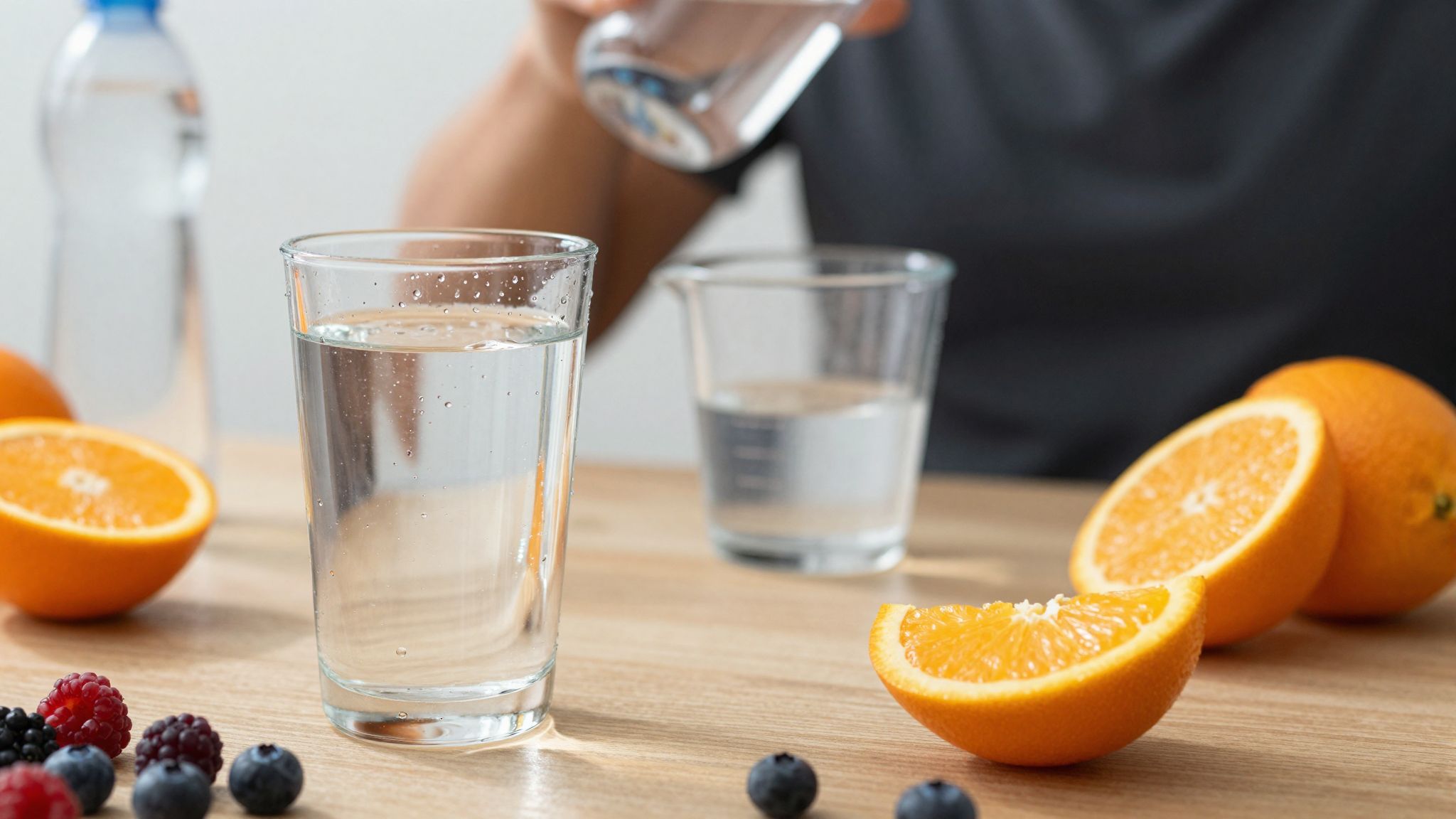 Az optimális folyadékbevitel a testtömeg és aktivitás függvénye.