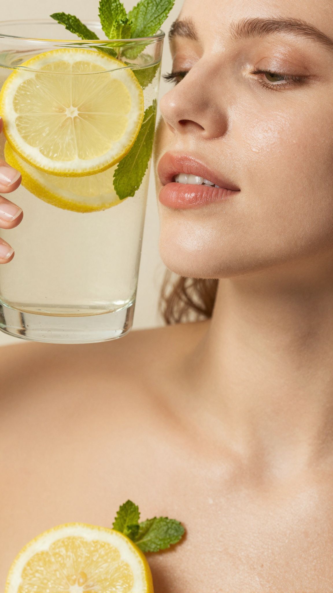 A citromos víz segít ragyogóbbá és fiatalabbá tenni bőrt.