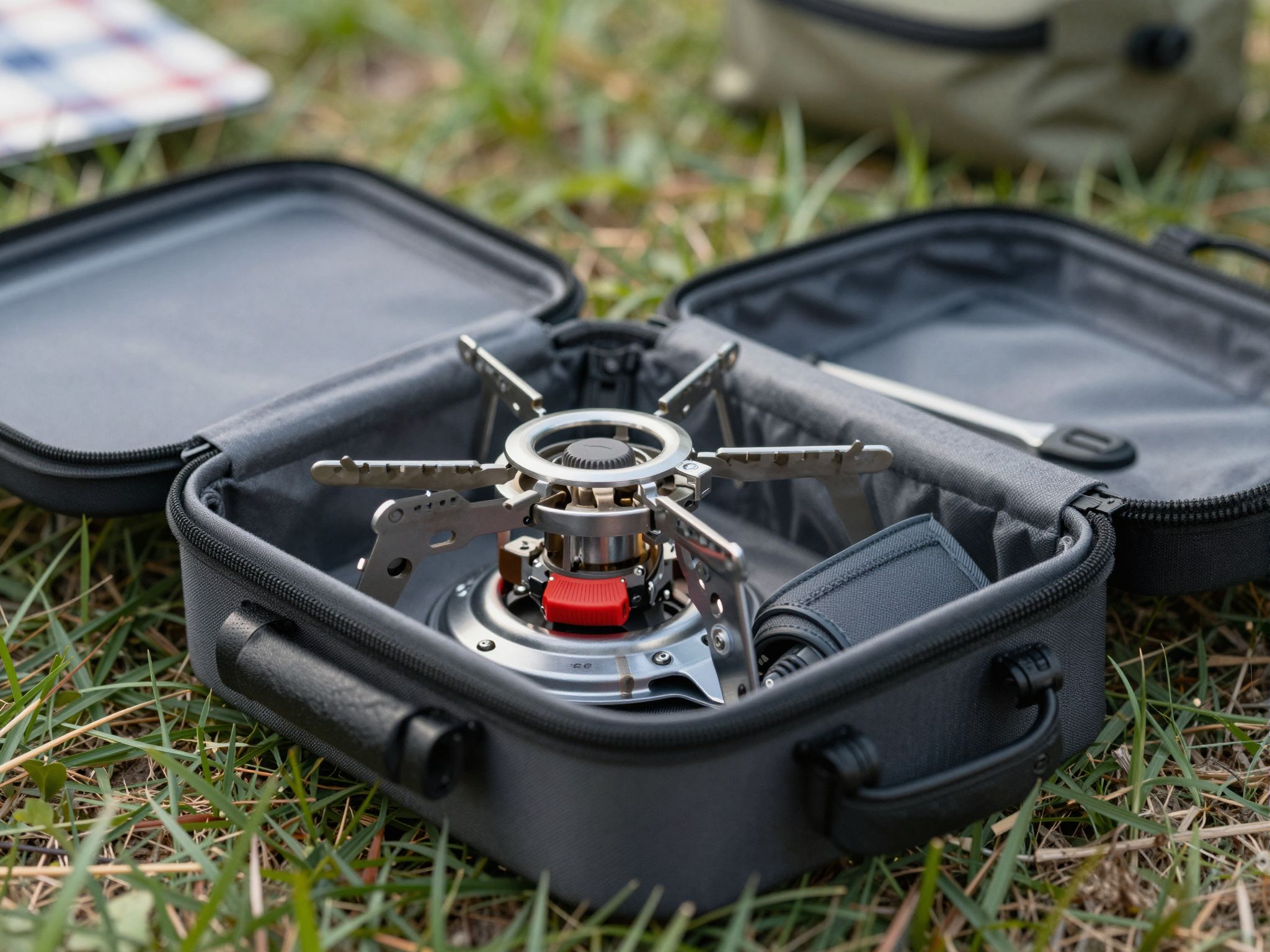 A kompakt csomagolás növeli a kempingfelszerelés hordozhatóságát.