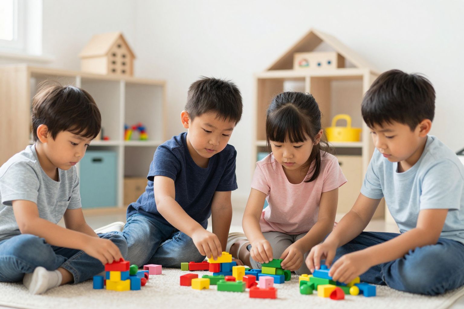 Életkornak megfelelő építőjátékok fejlesztik a gyermek kreativitását.