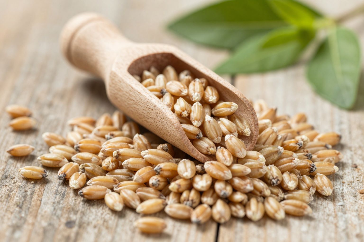 A tönköly gazdag esszenciális aminosavakban, támogatva az izmokat.