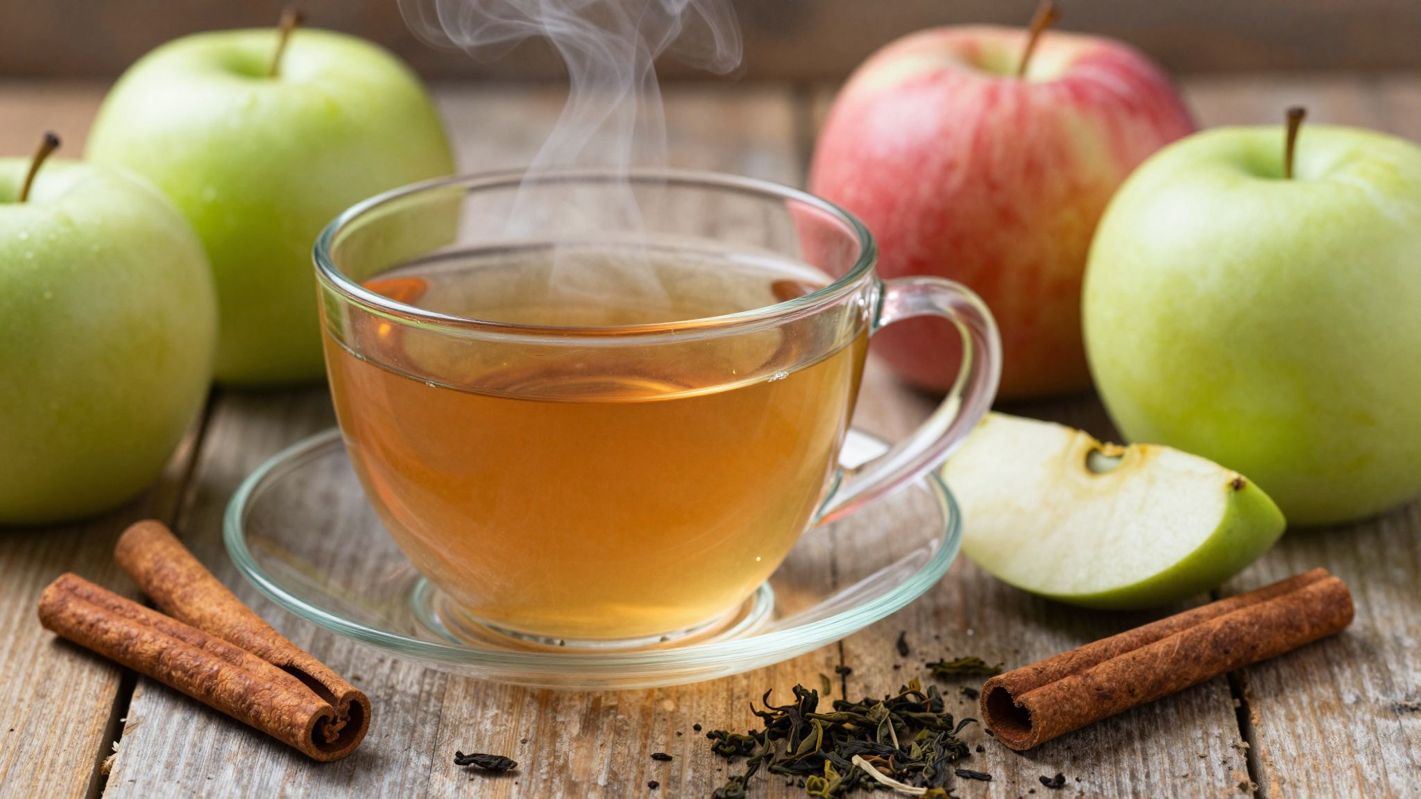 Az almatea enyhíti az emésztési problémákat és frissít.