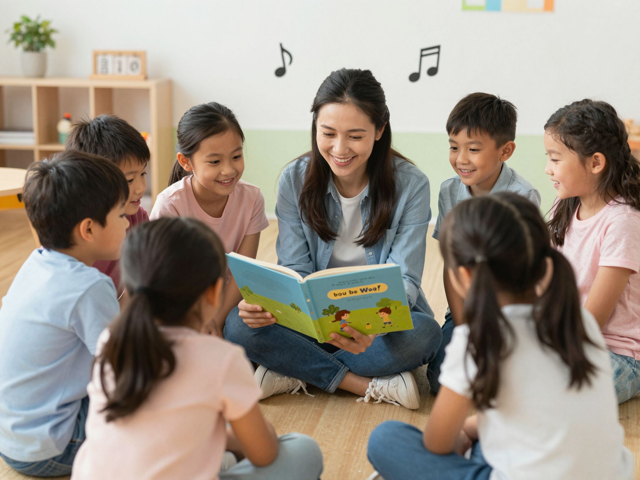 A mondókák segítik a hallásfejlődést és hangfelismerést gyermekkorban.