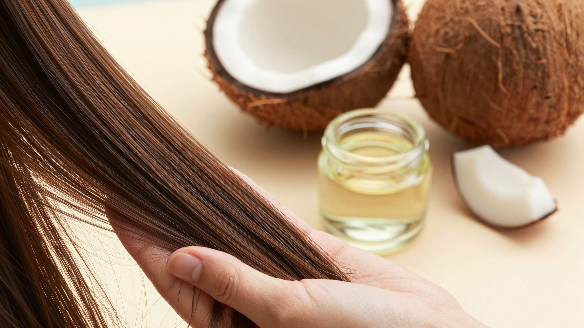 A kókuszolaj megerősítheti a hajszálakat és csökkentheti a hajhullást.