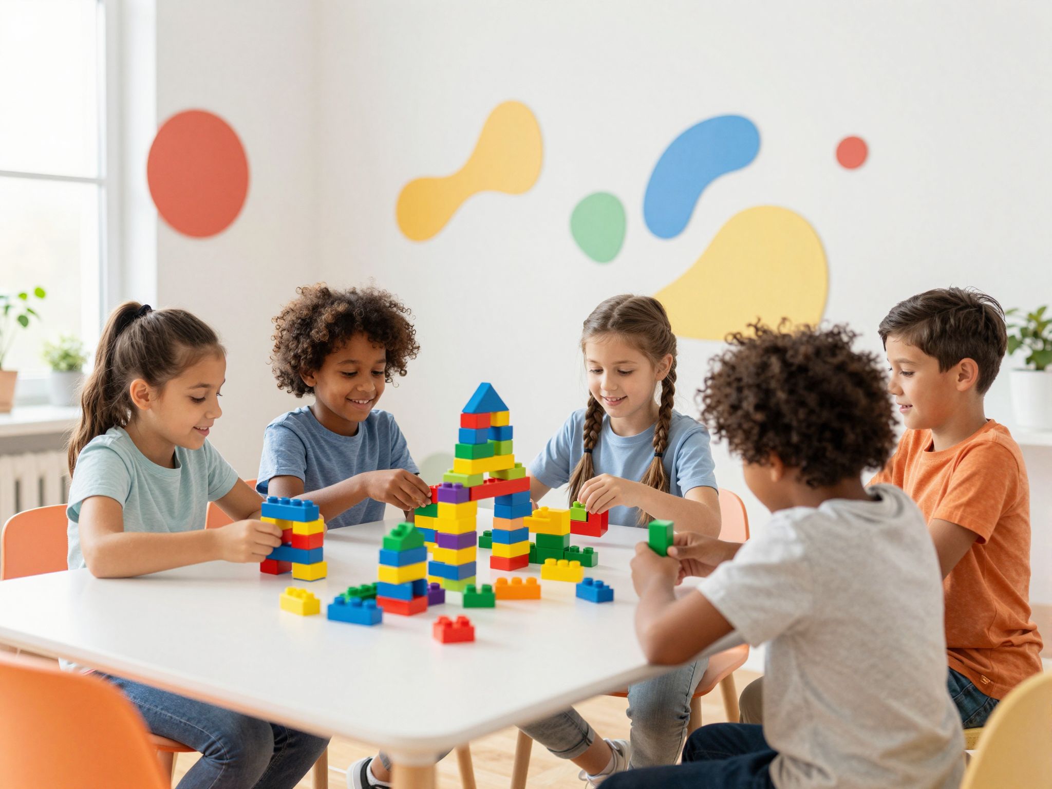Az építőjátékok fejlesztik a gyerekek kreatív gondolkodását.