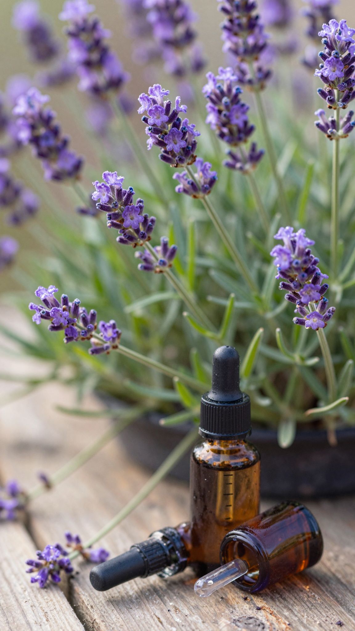 A levendula illóolaja nyugtató hatású stressz és alvásproblémákra.