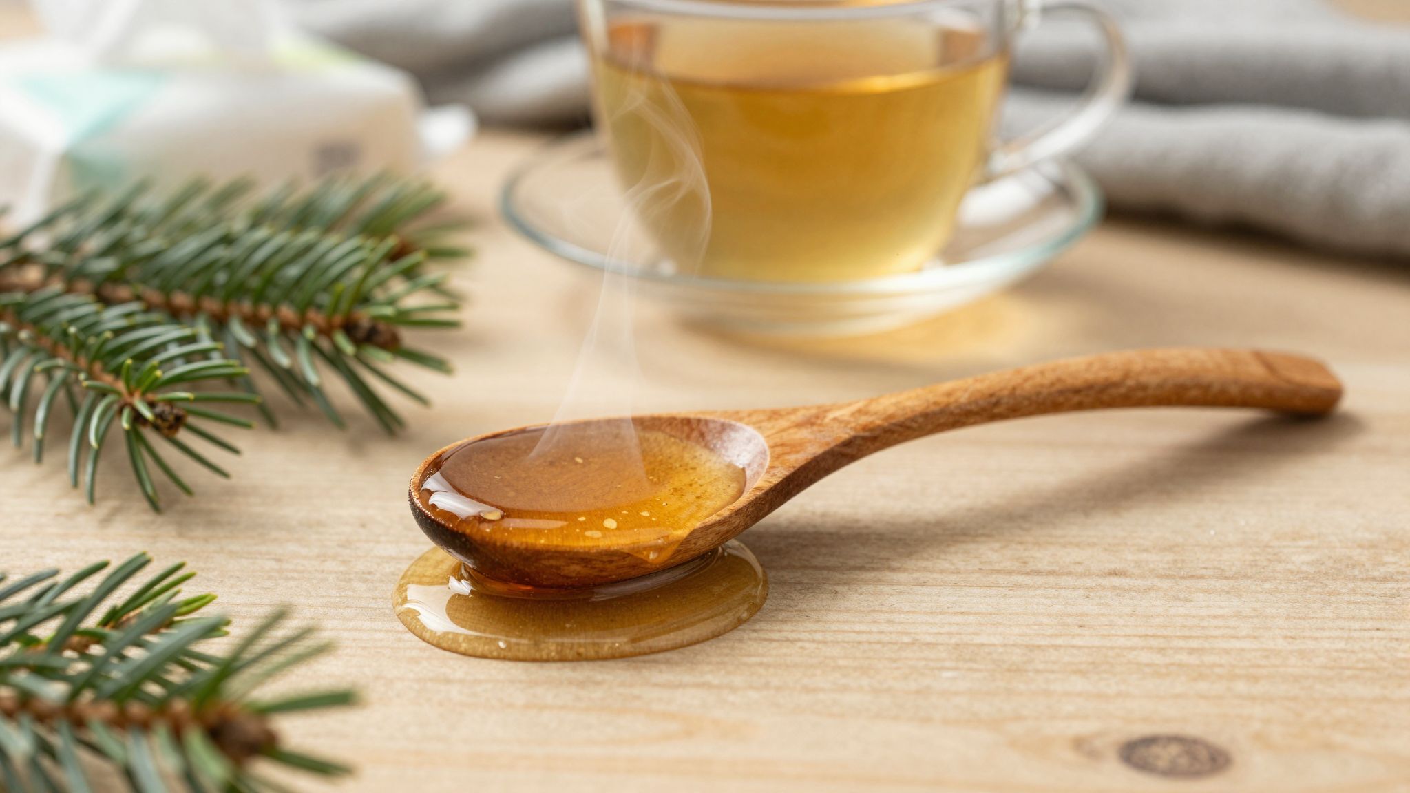 A fenyőszirup természetes gyulladáscsökkentő hatású légúti betegségekben.