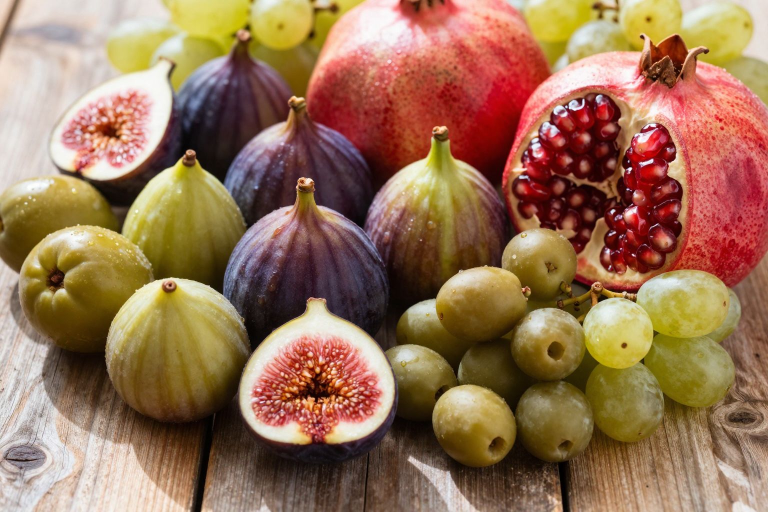 Mediterrán gyümölcsök gazdagok antioxidánsokban, támogatják az egészséget.