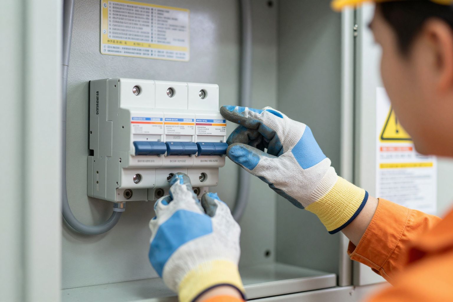 Az áramtalanítás megakadályozza az áramütés és baleset veszélyét.