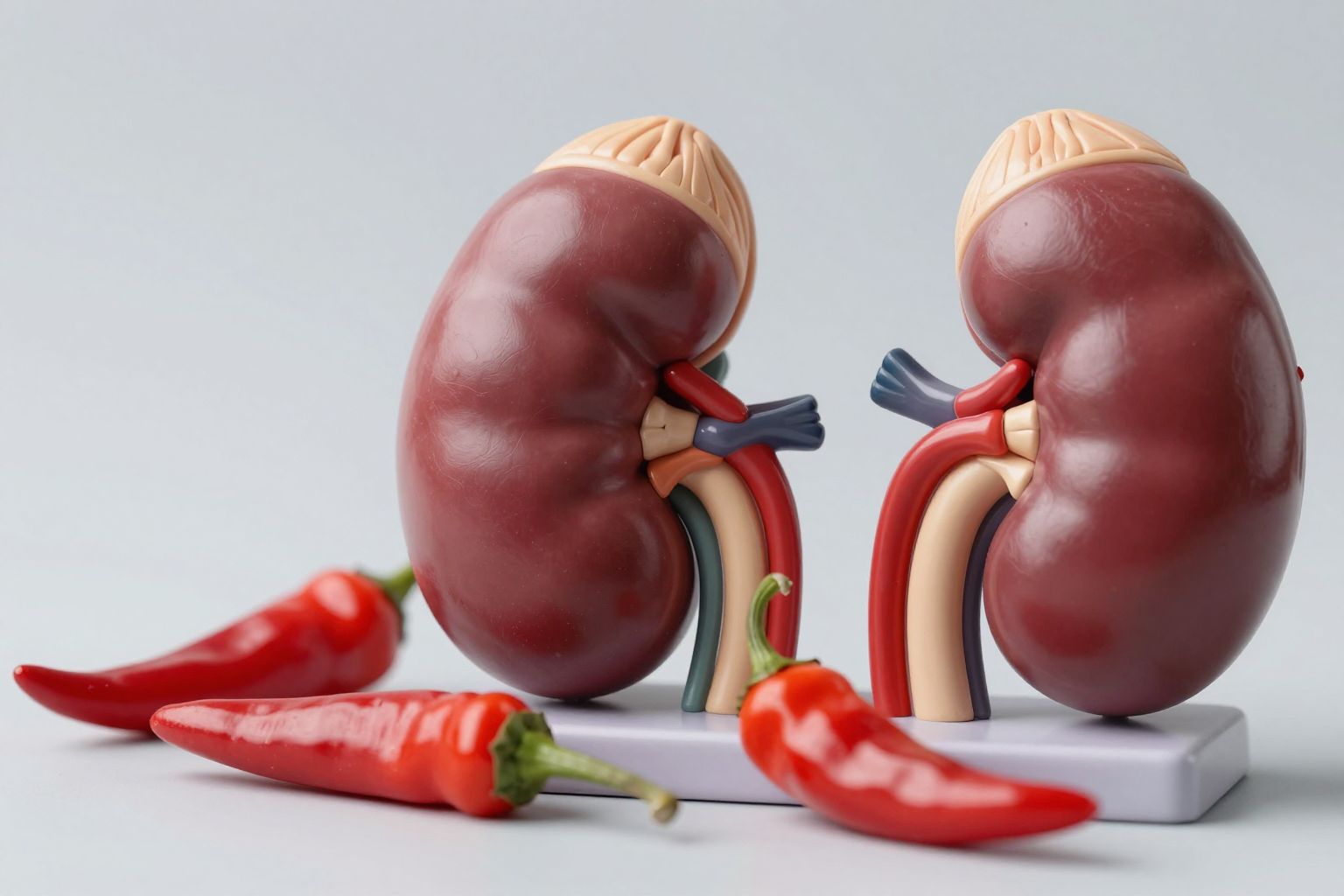 Az erős paprika mérsékelt fogyasztása támogathatja a vesefunkciót.