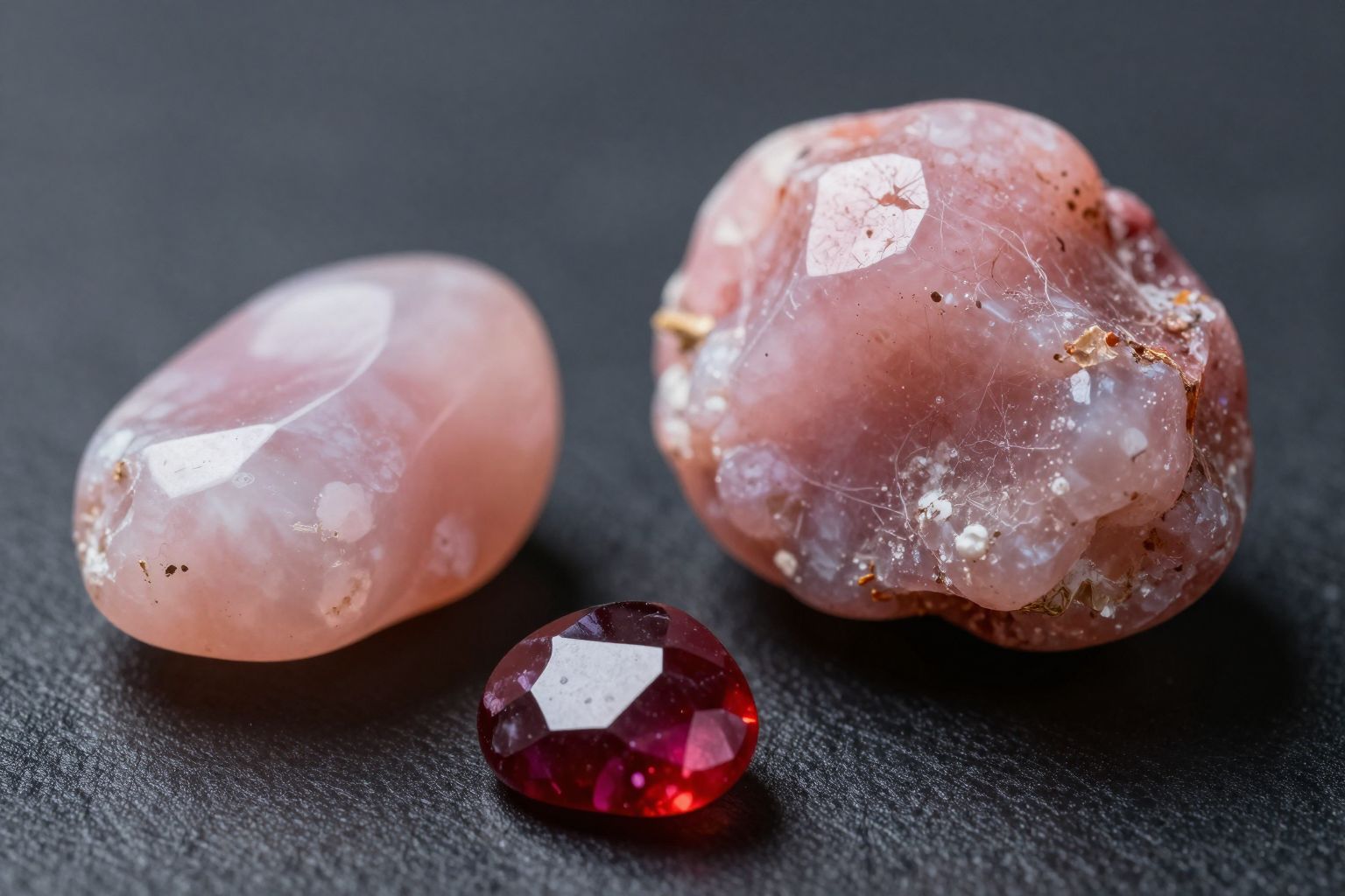 A rodonit ritka, rózsaszínes ásvány érzelmi gyógyításra.