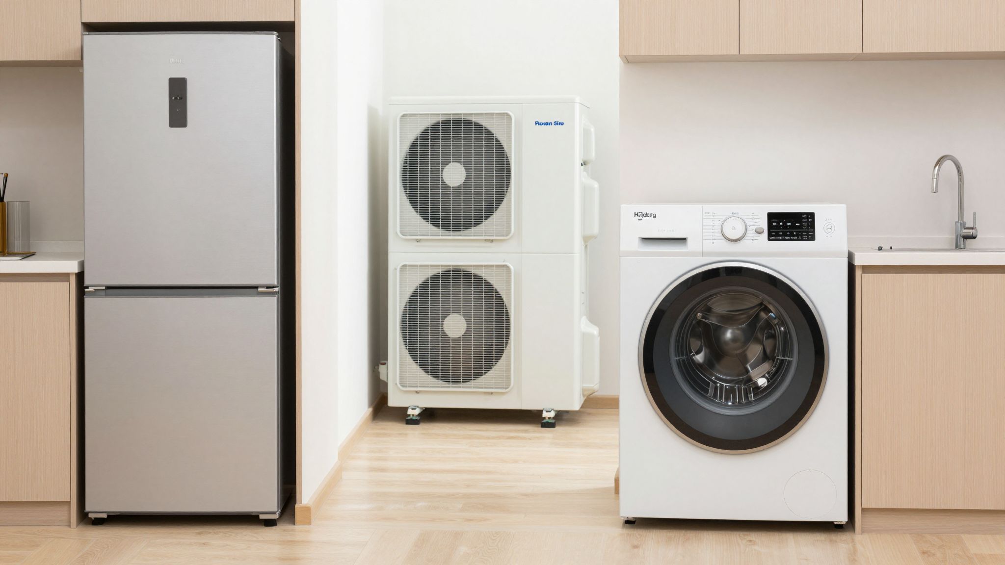 Az otthoni HVAC rendszerek energiatakarékos elektromotorokat használnak.