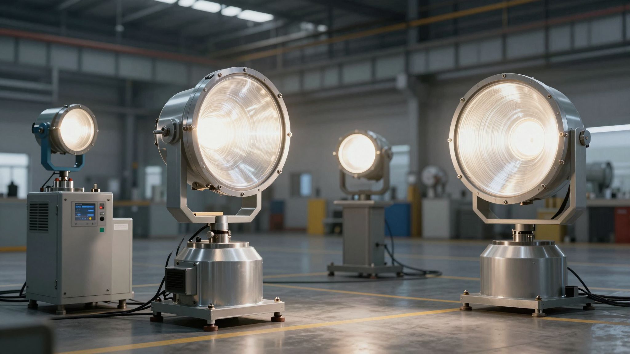 A fémhalogén lámpák kiemelkedő energiahatékonysággal szolgálják az ipart.