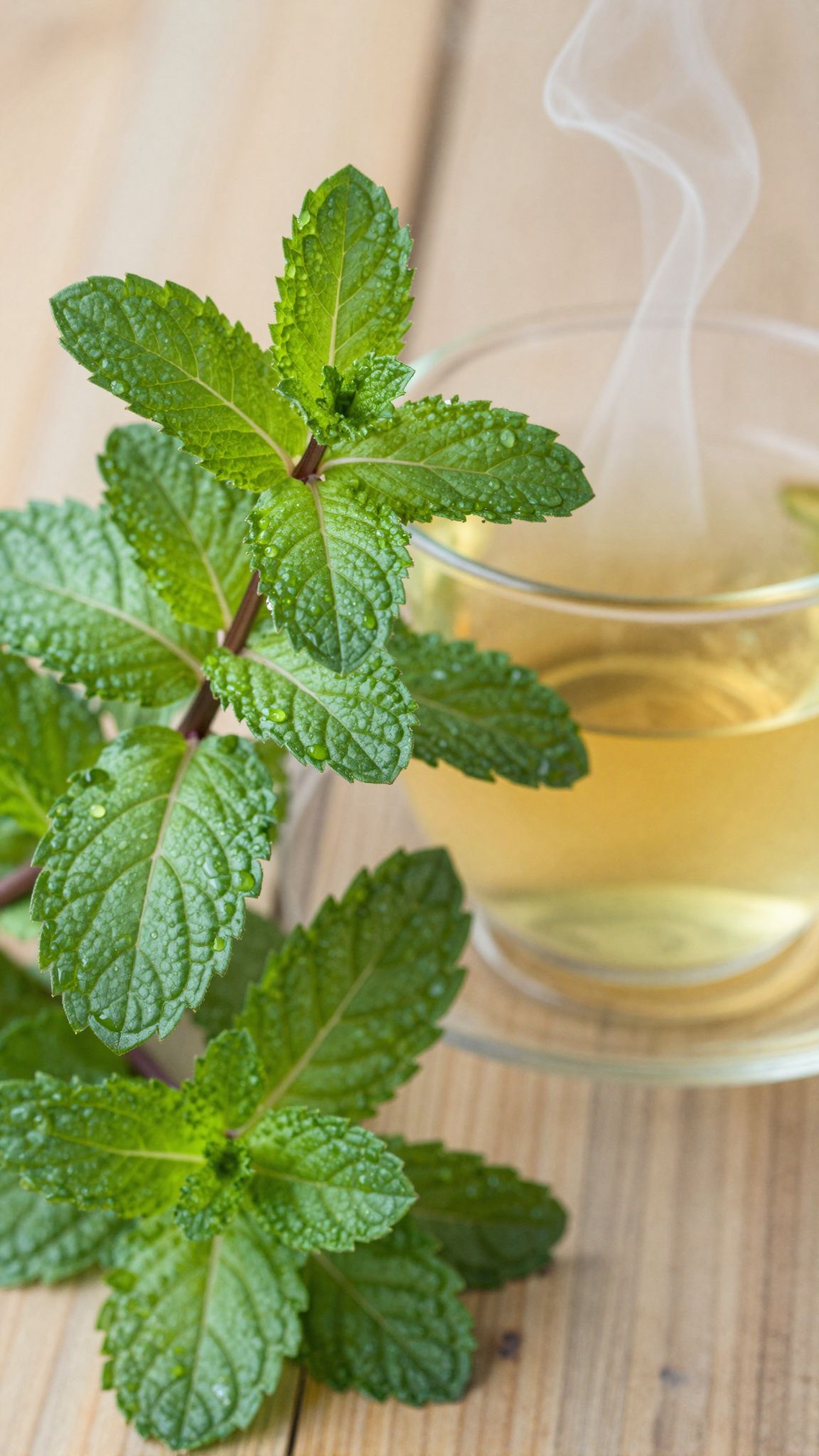 A borsmenta tea természetes antibakteriális hatásával frissíti a leheletet.