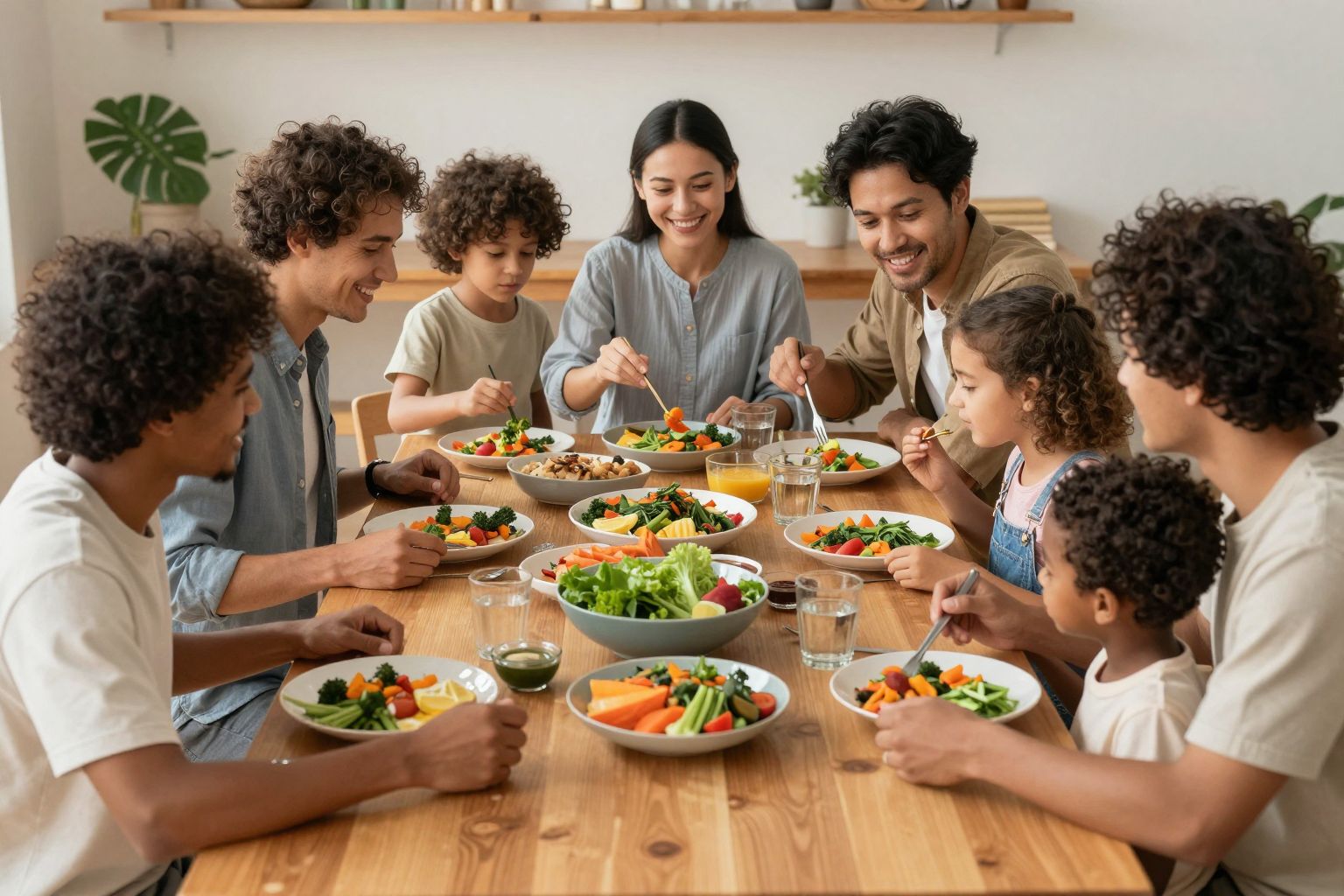 A vegetáriánus életmód erősítheti a családi összetartást és empátiát.