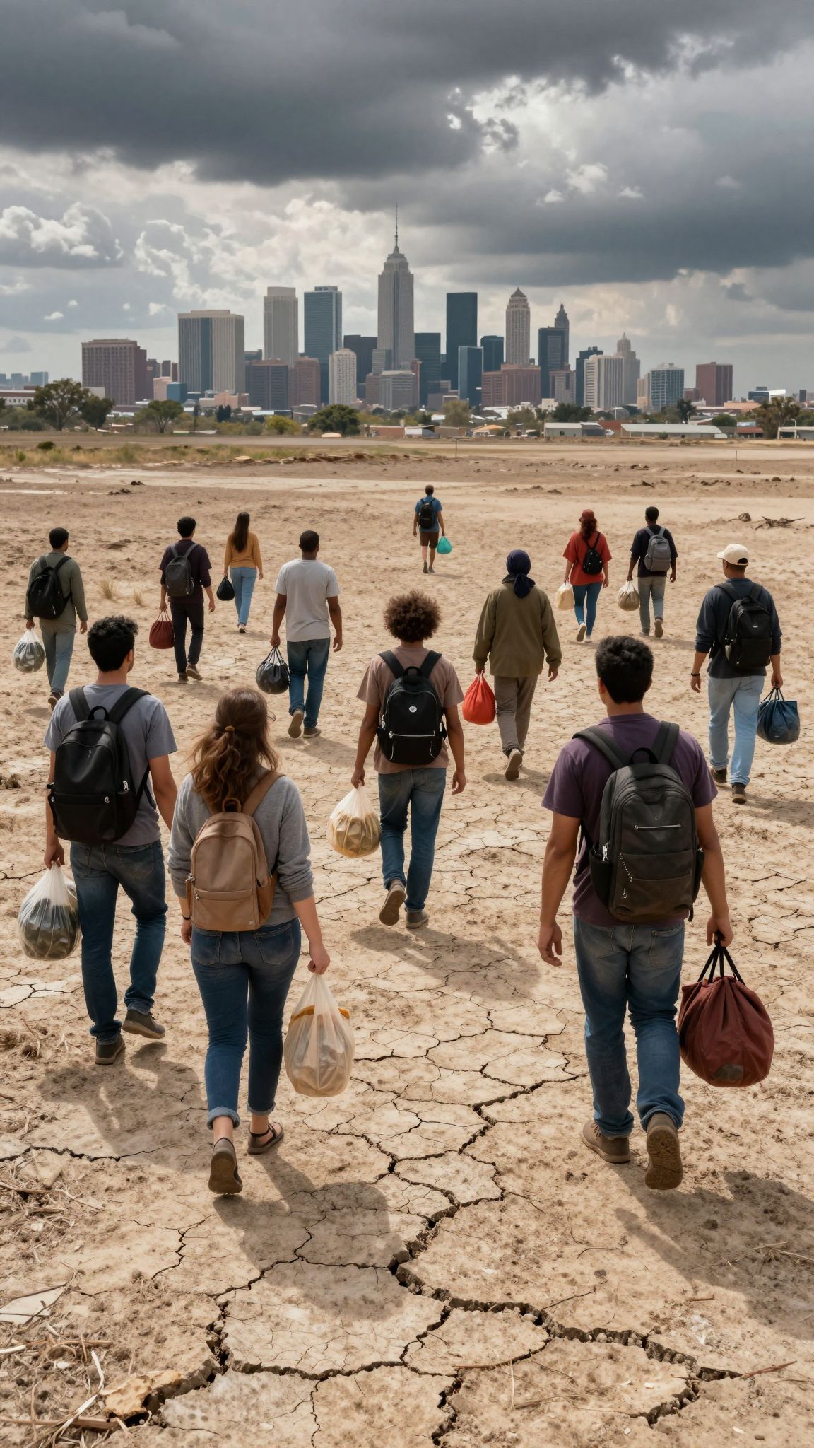 A klímamenekültek növelik a társadalmi feszültségeket és instabilitást.