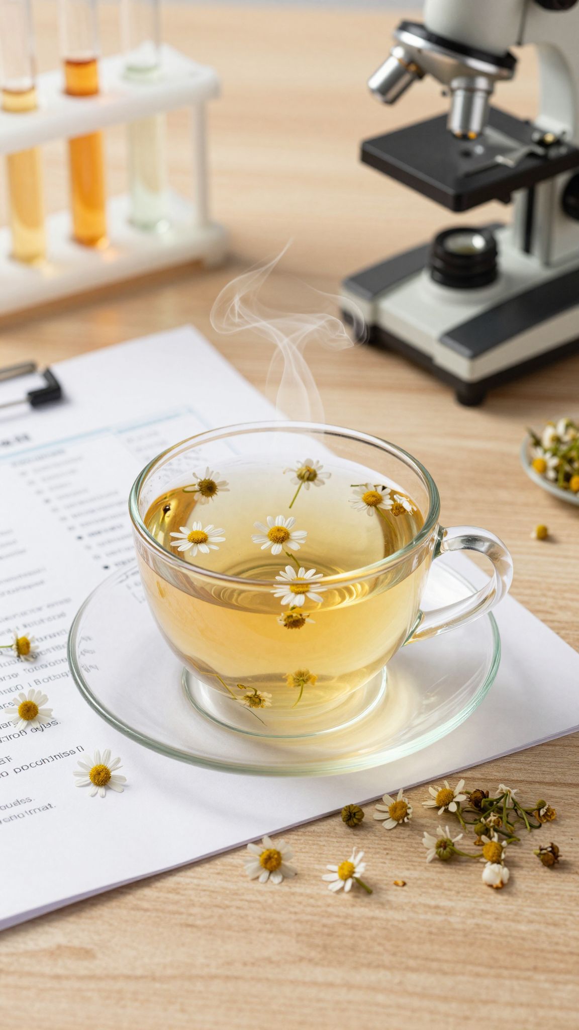 A kamillatea antioxidánsai segíthetnek gyulladások csökkentésében.