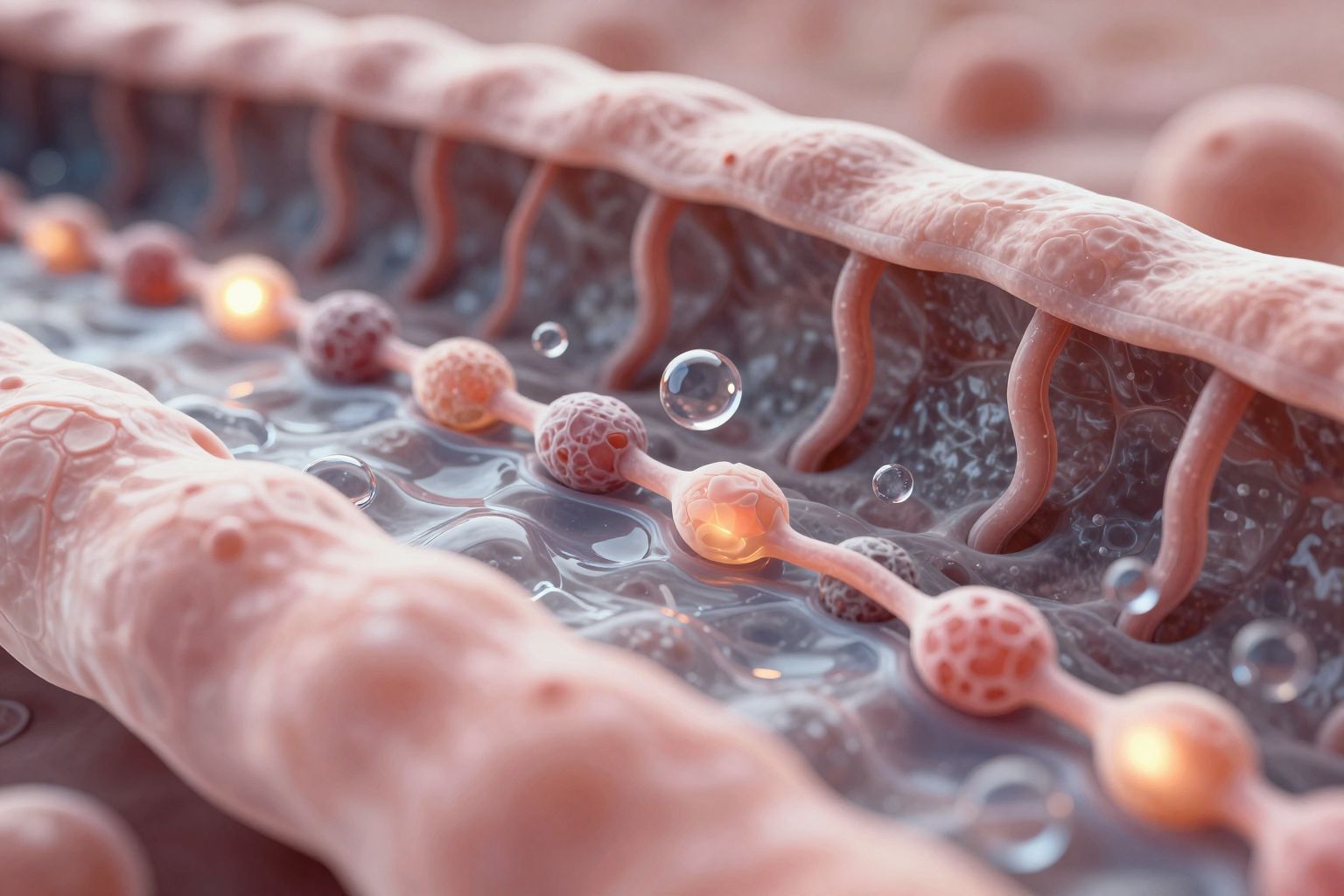 Az ozmotikus gradiens az ioncsatornákkal szabályozza a víz felszívódást.