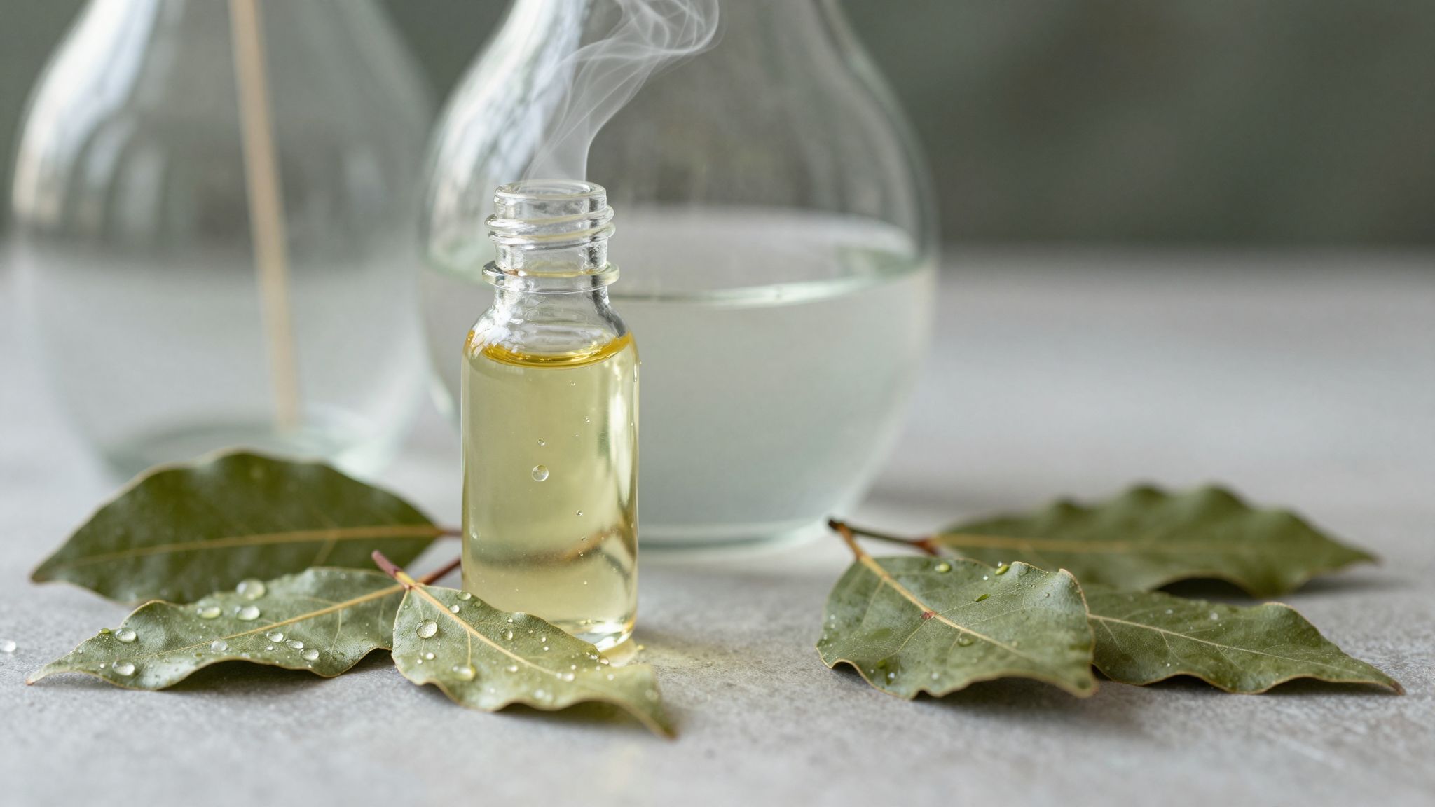 A babérlevél illóolaj segít tisztítani a légutakat és enyhíti a köhögést.